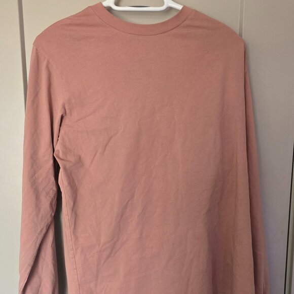 Uniqlo AIRism COTTON CREW NECK T-SHIRT - Men's L Pink - Picture 3 of 3